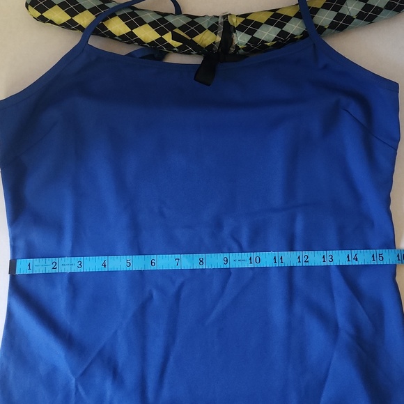 Rhyme Los Angeles Royal Blue Lace S/S Blouse, Feminine, Delicate - Picture 12 of 14